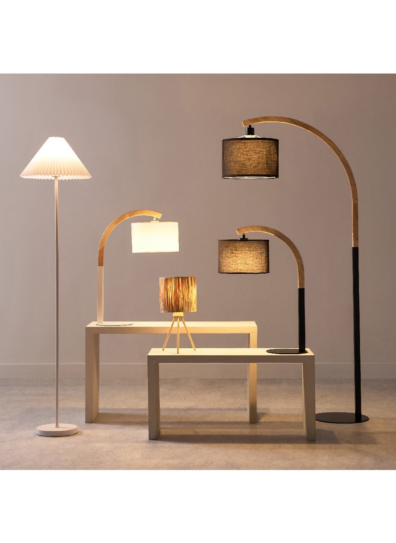 Tyler Metal and Wooden Table Lamp with Fabric Shade 22 x 62.5 x 43.5 cm - pzsku/ZE3B9FA4E95A0E84FD32FZ/45/_/1725437172/ecb5129c-7923-45da-bd1b-f2321f2c6ccf