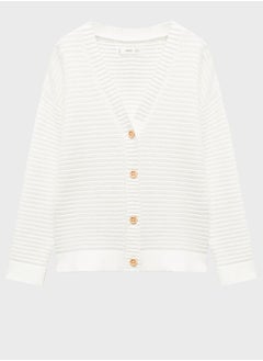 Kids Button Detail Cardigan