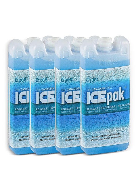 Hard Shell Reusable Ice Pack, 3X5 (Pack Of 4)