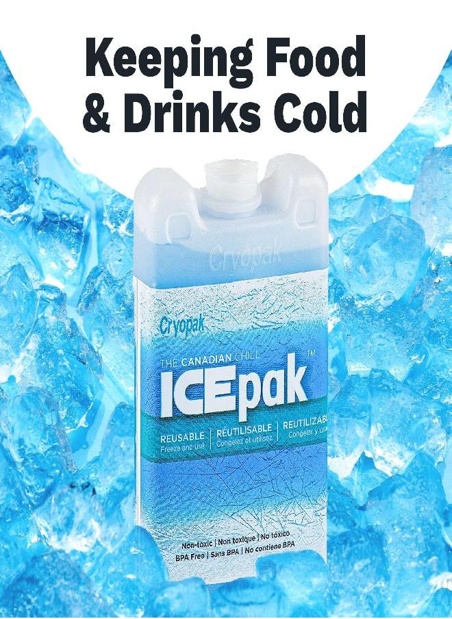 Hard Shell Reusable Ice Pack, 3X5 (Pack Of 4)
