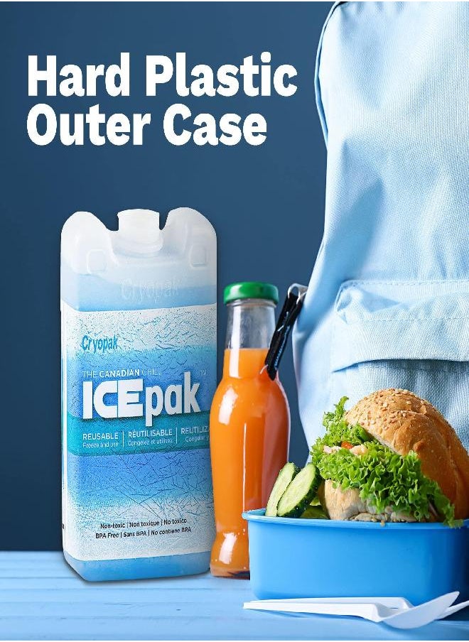 Hard Shell Reusable Ice Pack, 3X5 (Pack Of 4)