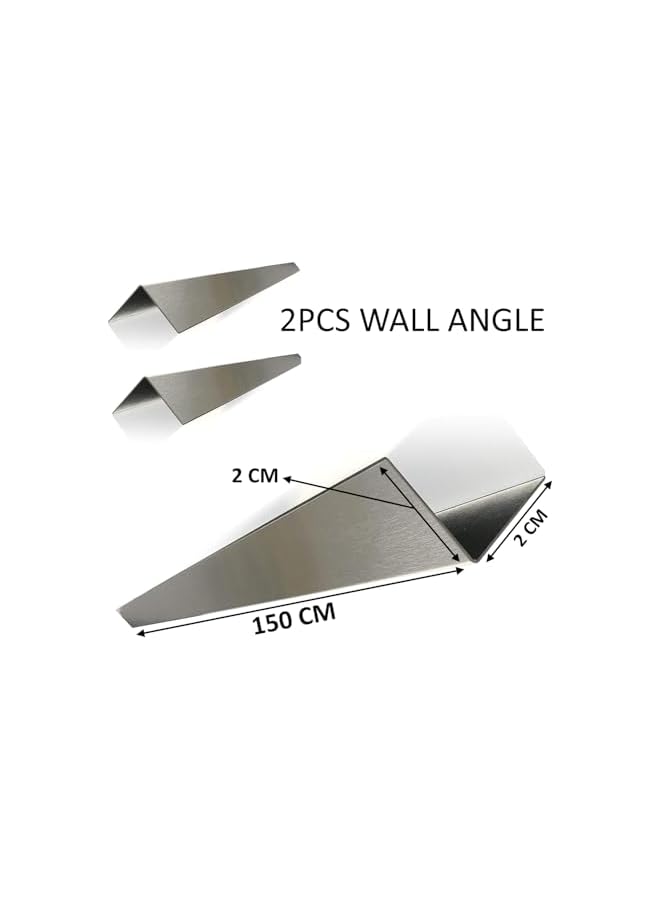 PROMASS promass 150CM GI Wall Angle Set: Essential Support for Gypsum Board DIY Projects (2PCS)  - Image 2