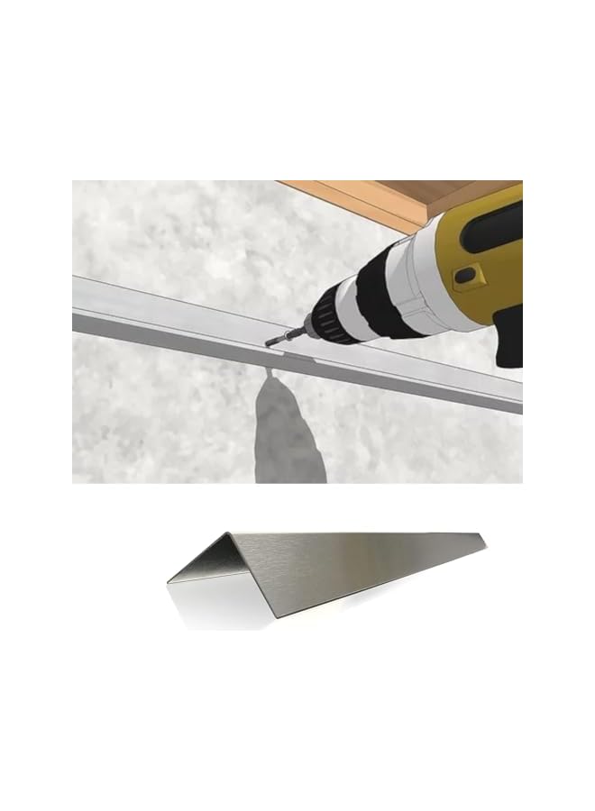PROMASS promass 150CM GI Wall Angle Set: Essential Support for Gypsum Board DIY Projects (2PCS)  - Image 4