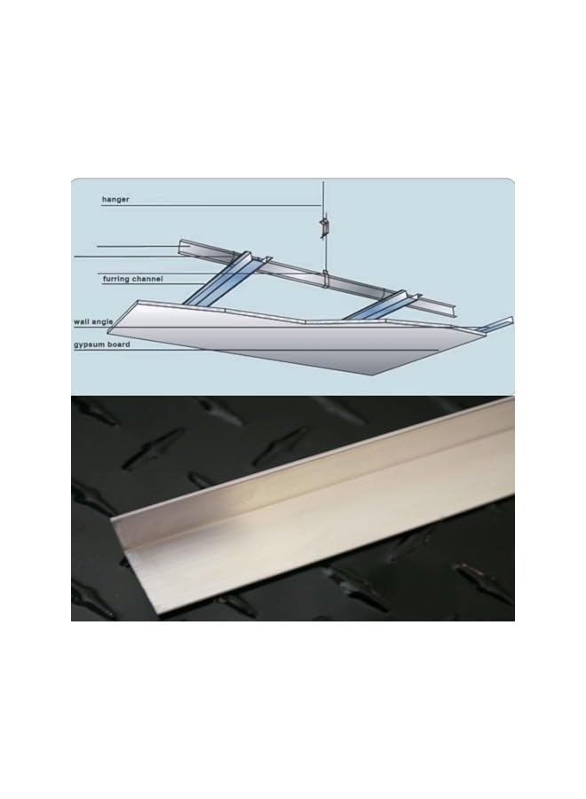 PROMASS promass 150CM GI Wall Angle Set: Essential Support for Gypsum Board DIY Projects (2PCS)  - Image 3