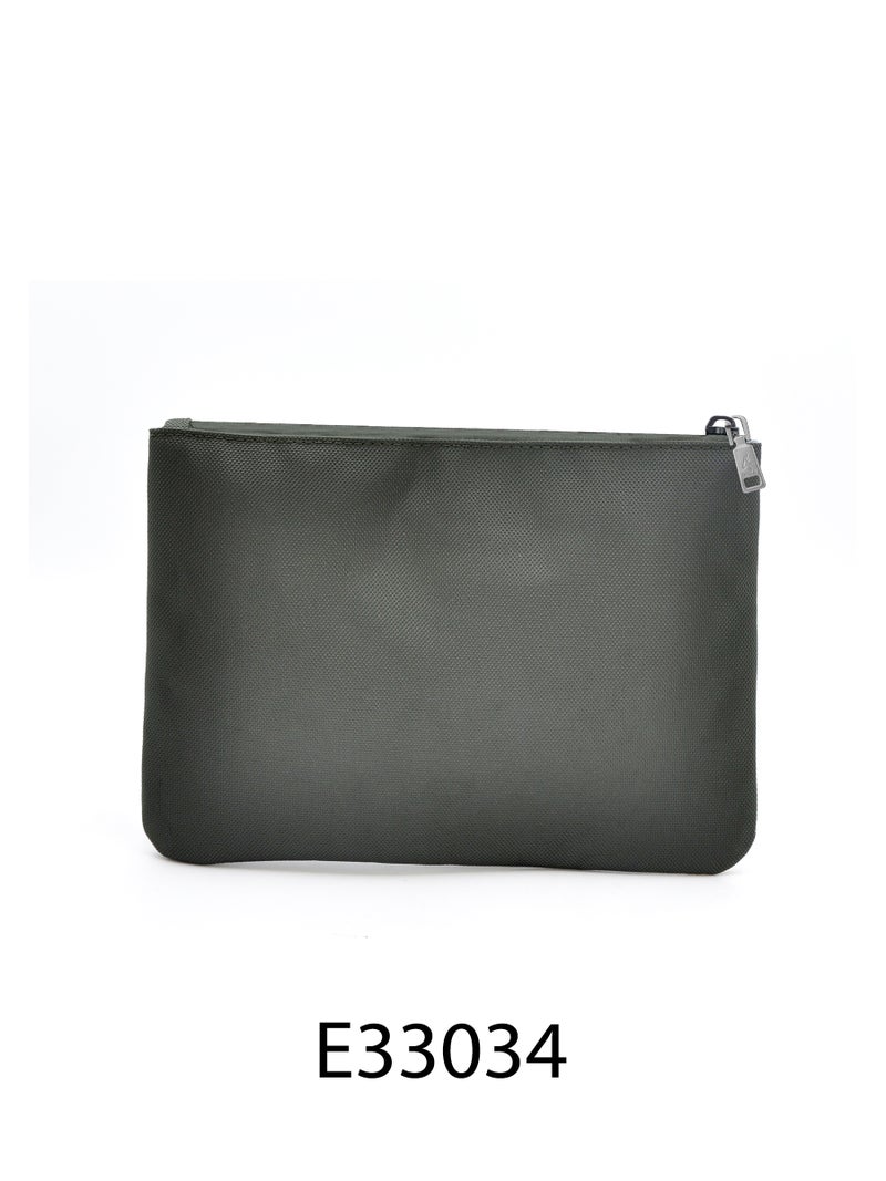 ORYX Unisex Compact Utility Organizer – Multi-Pocket Zipper Pouch for Pens, Cards & Essentials Green - Image 3