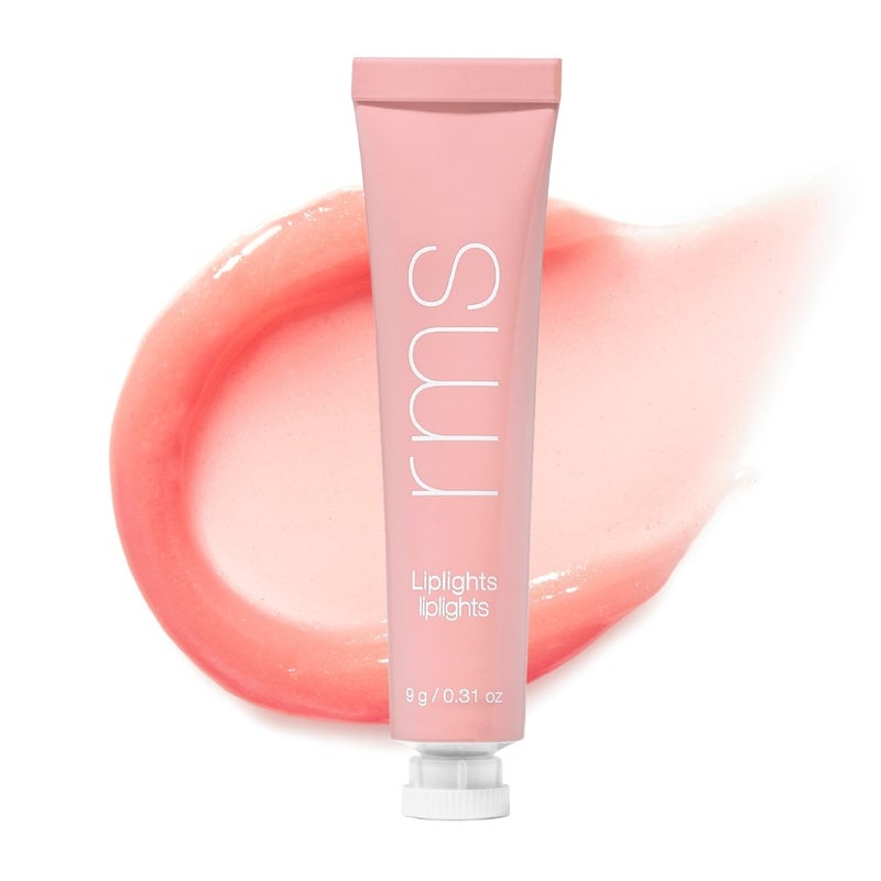 RMS Beauty Liplights Cream Lip Gloss â€“ Tinted Lip Gloss, Lip Plumper & Balm with Jojoba Oil for Hydration - Image 1