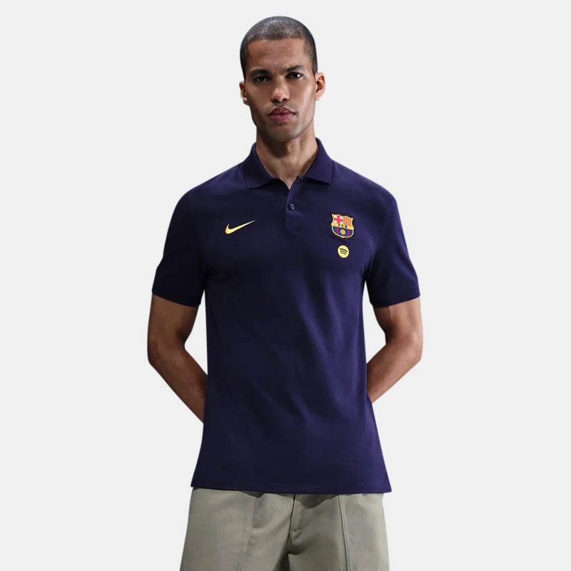 Nike Purple Men's FC Barcelona The Polo Football Polo Shirt for Men | Best Price UAE
