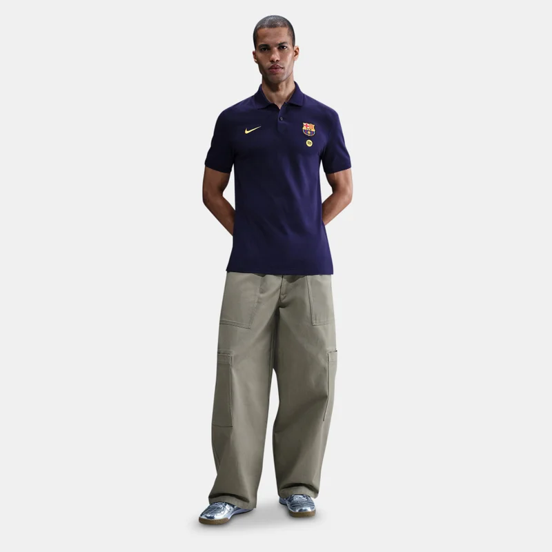 Nike Purple Men's FC Barcelona The Polo Football Polo Shirt for Men | Best Price UAE