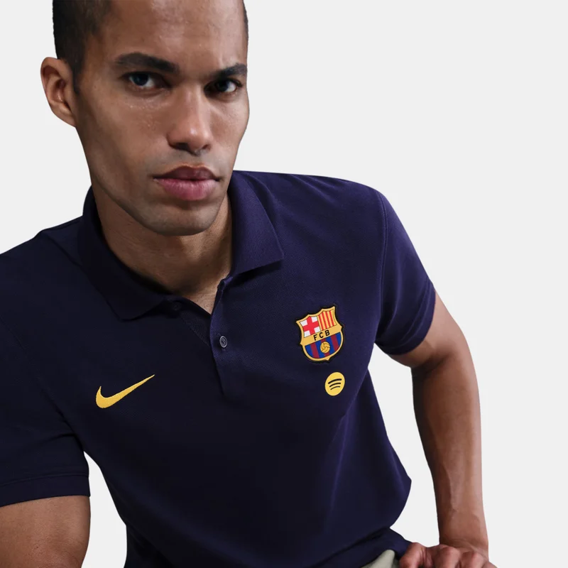 Nike Purple Men's FC Barcelona The Polo Football Polo Shirt for Men | Best Price UAE