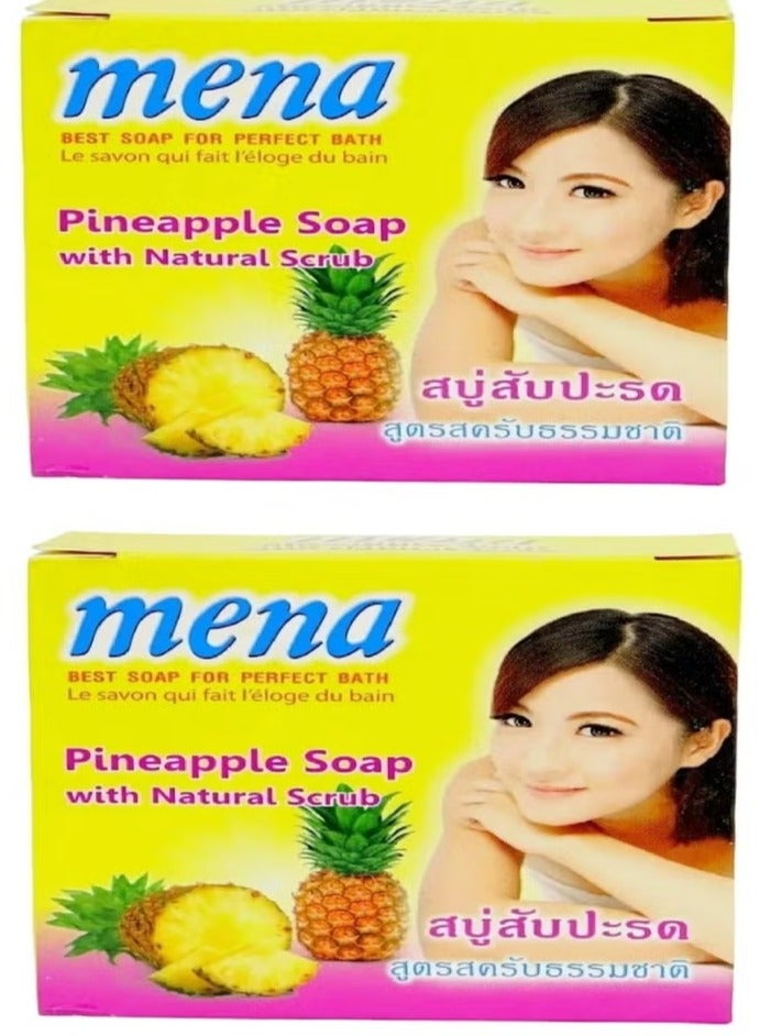 مينا قطعتين من مينا صابون الأناناس 150X2 جرام