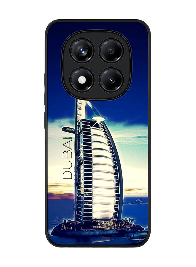 Stylizedd For Xiaomi Redmi Note 14 Pro 5G / X7 5G Case,Slim fit Camera Protection, Shockproof Thin Phone cover  - Burj Al Arab - Dubai - Image 1