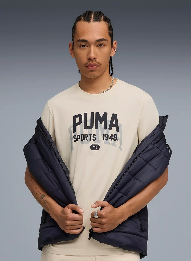 PUMA Men's Graphic Varsity Tee