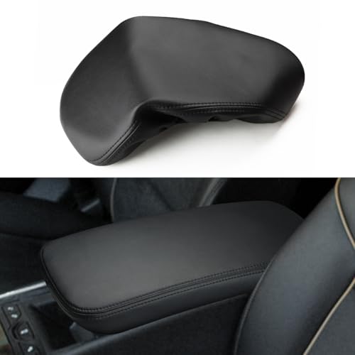 INTGET Center Console Cover for Chevy Impala Accessories 2014-2020 Leather Center Arm Rest Lid Cover Interior Accessories for Chevrolet Impala 2014 2015 2016 2017 2018 2019 2020 (Skin Only) - Image 1