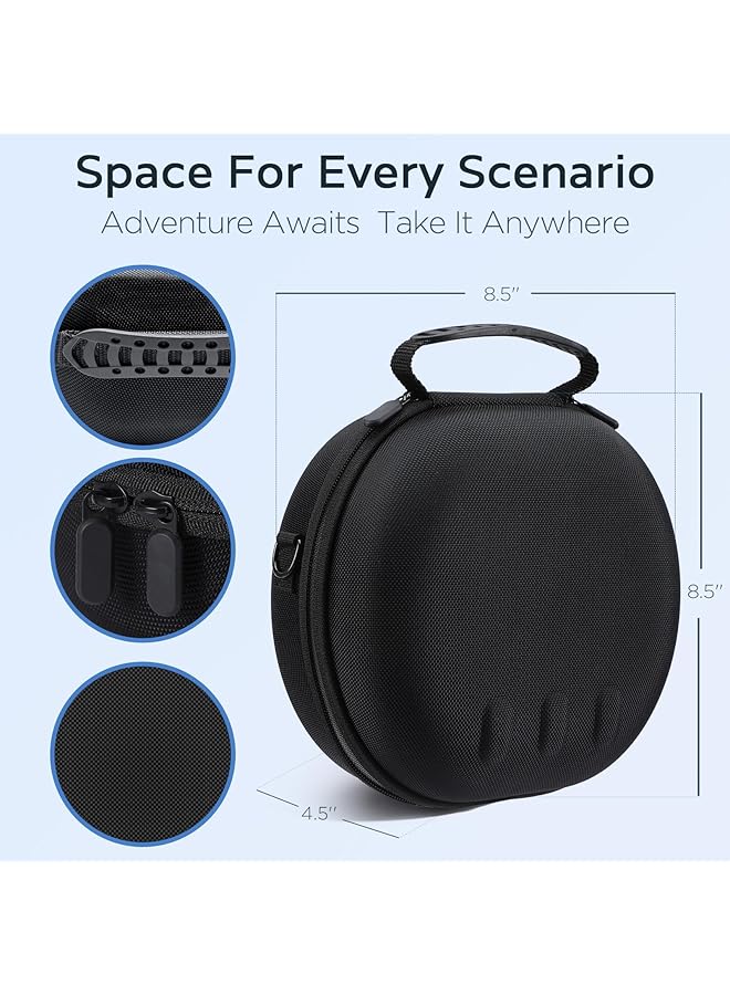 erorex Carrying Case Compatible With Oculus Meta Quest 3 Hard Eva Quest 3 Case For Vr Headset Touch Controllers And Other Accessories Portable Crossbody Shoulder Backpack Suitable For Travel & Home  - Image 2