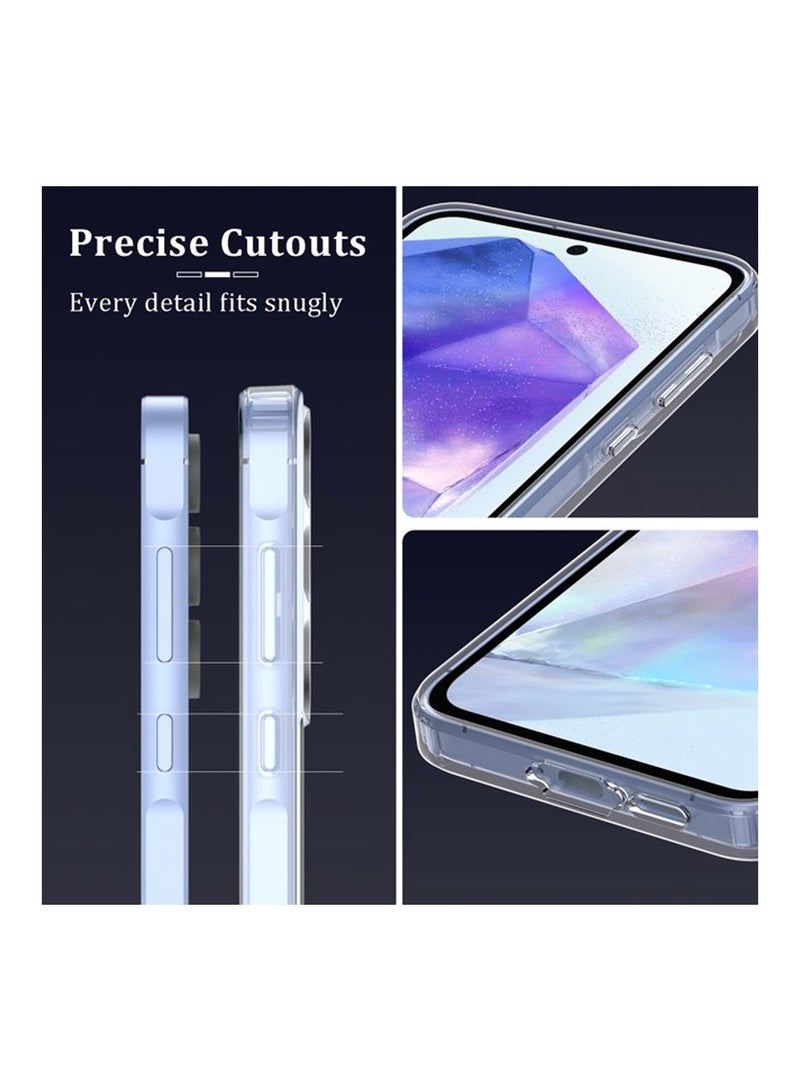 CHAPPELINE TPU Soft Corner With Hard PC Case Cover For Samsung Galaxy A55 5G 2024 Clear - Image 5