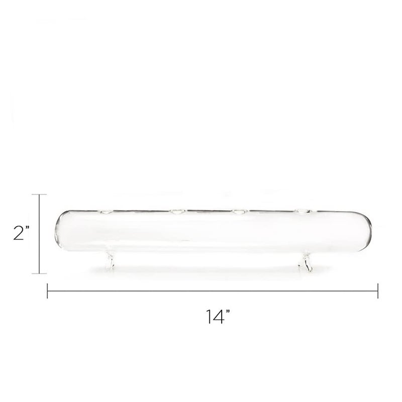 Chive â€˜Hudson Fluteâ€™ Multi-Chambered Flower Bud Vase â€” Cute, Beautiful Glass Vases for Flowers & House Plants â€” Large (4-Hole) - Image 4