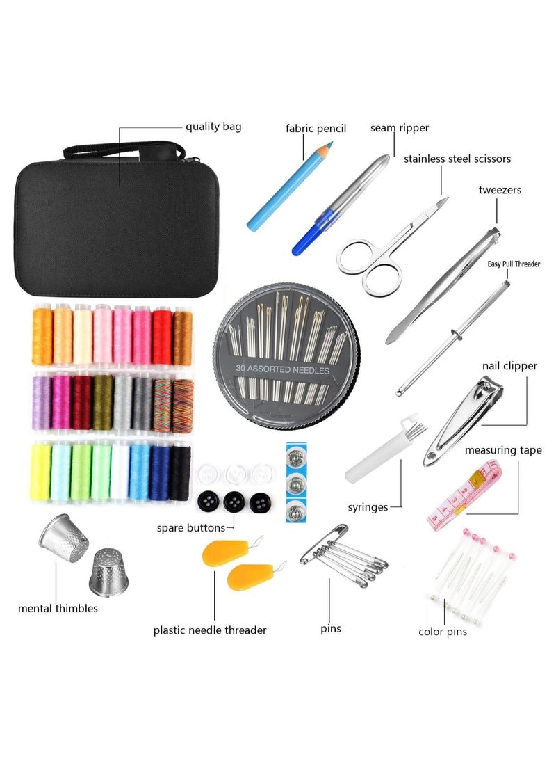 بريمو بلس مجموعة أدوات لوازم الخياطة الفاخرة أسود - Image 2