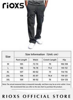 Comfortable Joggers for Men, Casual Work Trousers, Cargo Jogging Tracksuit Bottoms, Drawstring Sweatpants with Multiple Pockets, Loose Cargo Sweatpants, Suitable for Outdoor Activities and Daily Leisure - pzsku/ZE3BAE3406CAEEFA17EA8Z/45/_/1716952310/89eebd6f-8243-46a6-9c8c-c131212fa2e7