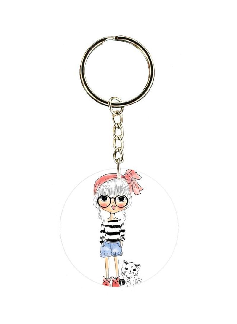 RKN Girl Designed Keychain