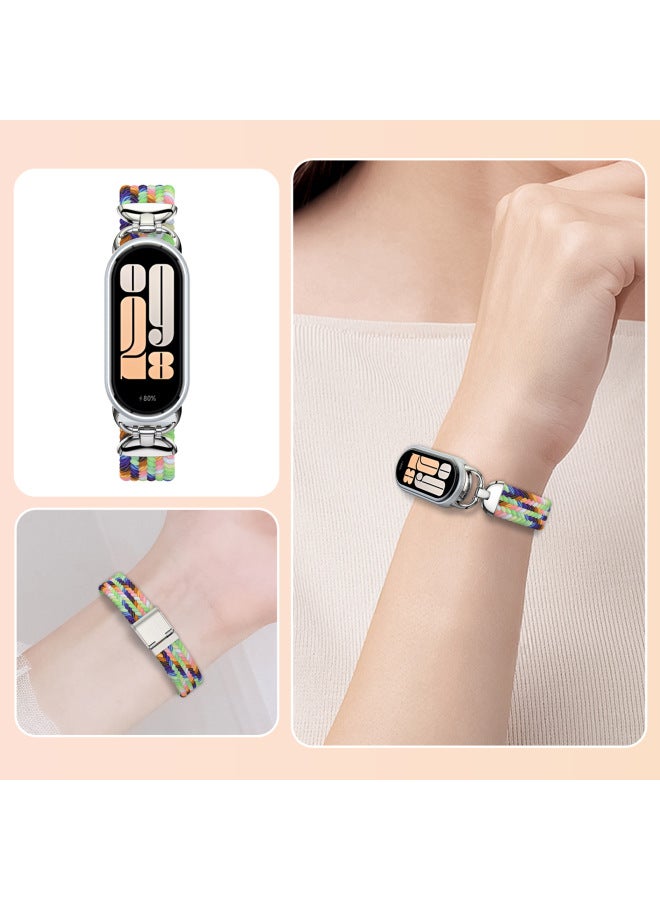 Suitable For Xiaomi Mi Band 10 Watch Strap New Woven Nylon Fashion Wrist Strap Miband8 Xiaomi 9 Bracelet Watch Strap - Image 4