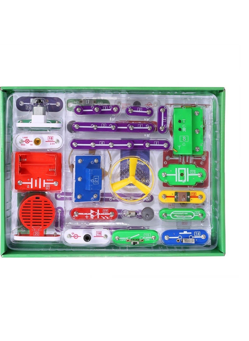 null - 335 Circuit Electronics Kits for Kids with 31 Snap Parts for Science Experiments, Basic Electricity and Magnetism Learning Toys for Ages 8 and Up - Image 1