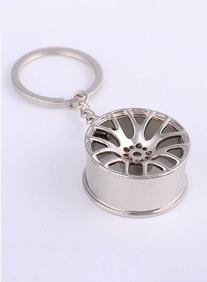 NIBEMINENT Metal Wheel Hub Rim Key Chain - Image 2