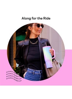 CORKCICLE Cruiser Insulated Tumbler With Handle And Straw, Rainbow Unicorn, 40 Oz - Reusable Water Bottle Keeps Beverages Cold For 20 Hrs, Hot For 9Hrs  - Image 3