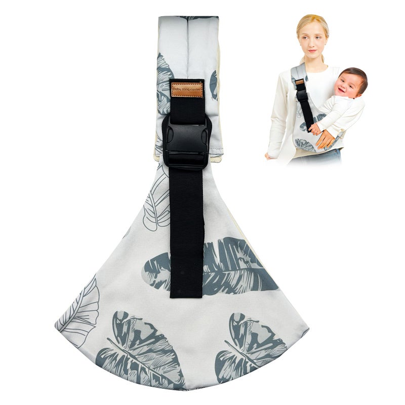 yemyig Baby Sling CarrierToddler Carrier2026 New Baby SlingPortable and Lightweight SlingNonSlip Hip Seat Carrying 1030lbsLeaf - Image 2