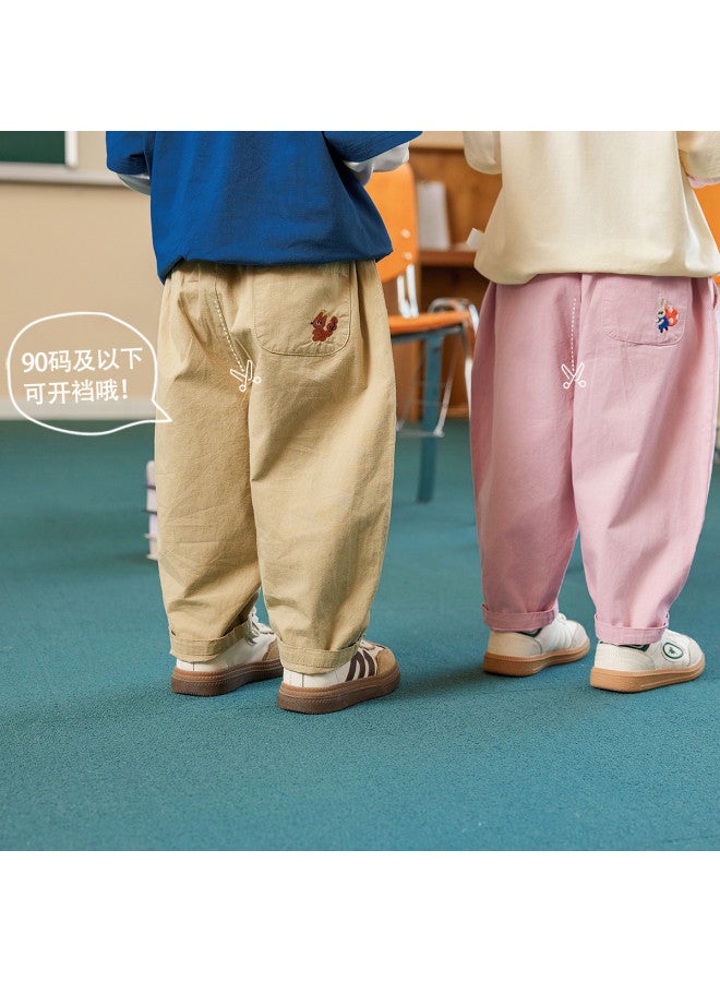 Doodle Home kids Cargo Pants - Loose Fit Autumn Pants For Boys And Girls, Baby Casual Trousers - Image 5