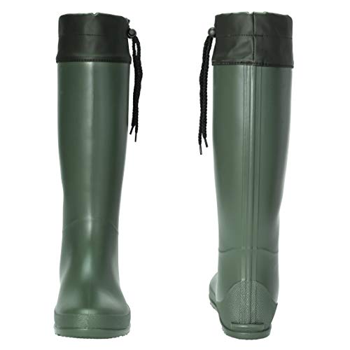 Asgard Women's Packable Tall Rain Boots Ultra Lightweight Garden Boots - NOT for Wide Calf, Green 41 (size 10-10.5) - Image 3