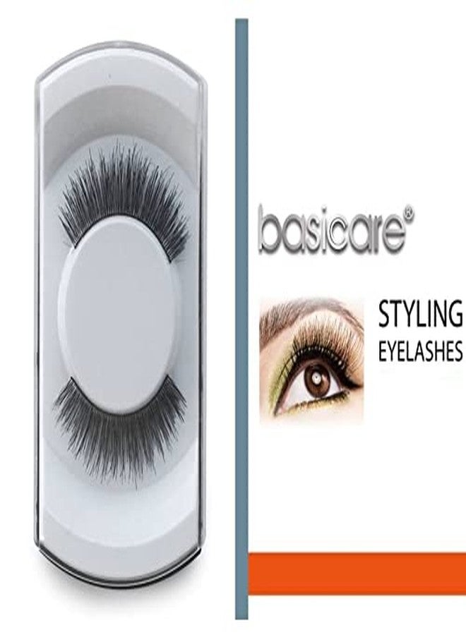 Basicare Styling Eyelashes, False Eyelashes Natural Look Reusable Fake Eyelashes For Women, Adhesive Included, Style 19202 - Image 5