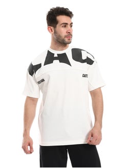 WHITE RABBIT Comfy Printed White T-Shirt  - Image 1