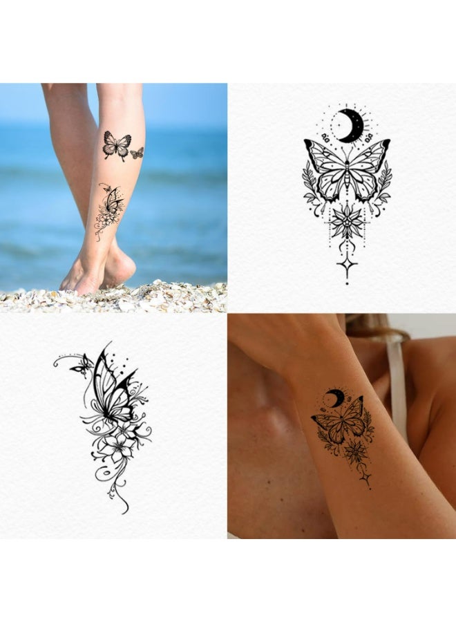 لوميا 30 ورقة وشم مؤقتة للأطفال والكبار، أنماط مختلطة مقاومة للماء وواقعية، وشم مزيف يدوم طويلاً وسهل التطبيق، فن الجسم للمهرجانات والحفلات والهدايا - Image 5