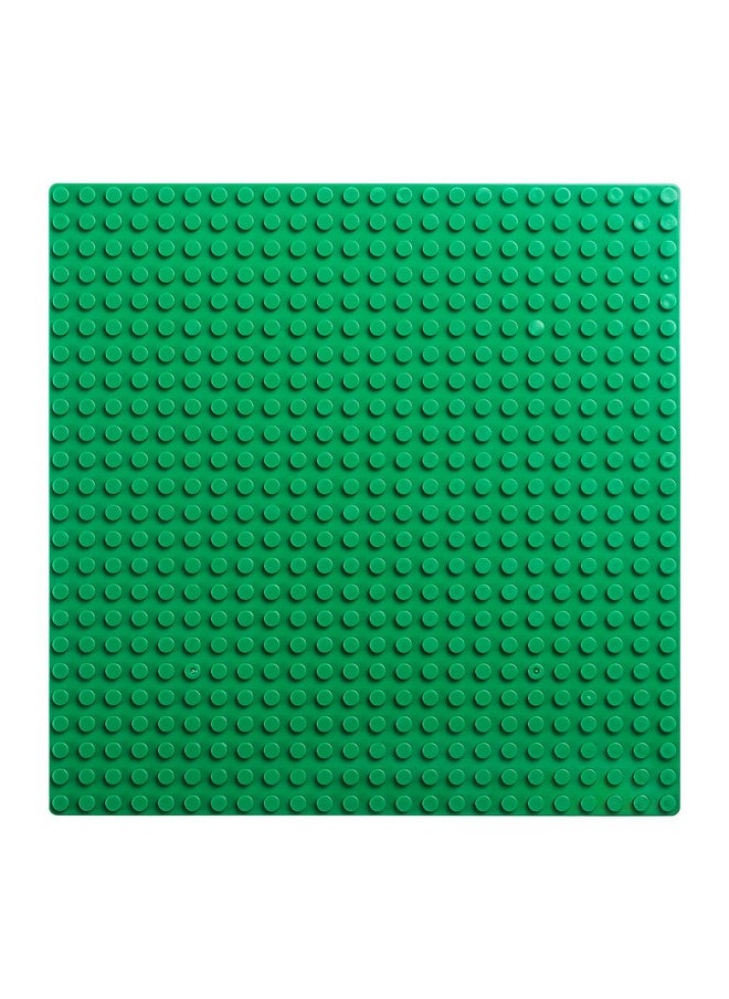 Edu Toys - Edu Toys Base Plate Board 24 x 24 Dots/Pegs for Classic Building Blocks Bricks Compatible with All Brands Classic Blocks (Green) - Image 1