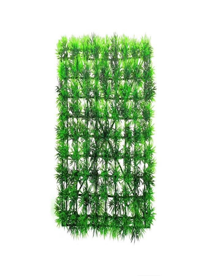 CNZ Aquarium Decor Fish Tank Decoration Ornament Artificial Plastic Plant Green (9" x 9" Mat) - Image 3