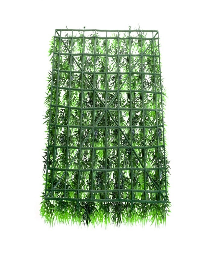 CNZ Aquarium Decor Fish Tank Decoration Ornament Artificial Plastic Plant Green (9" x 9" Mat) - Image 4