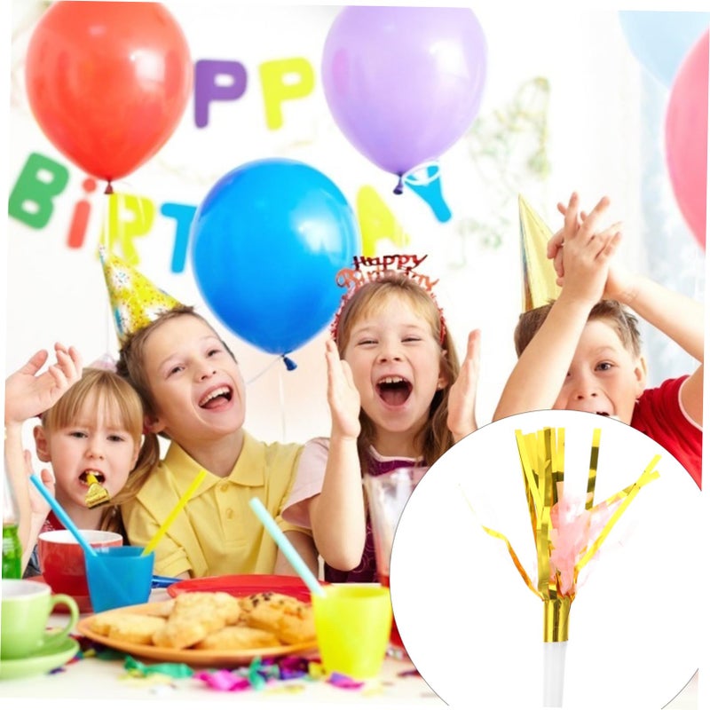 30Pcs Colorful Tassel Whistles Cheerleader Party Blowers Birthday Supplies - Image 5