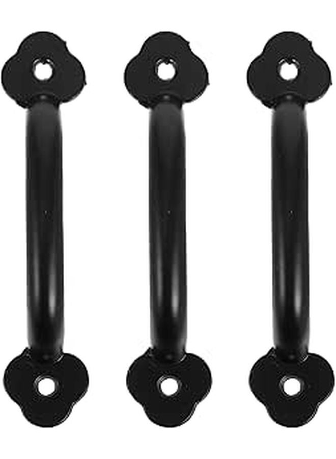 Black Antique Drawer Pull Handles With Screws For Cabinet Closet Door Furniture - Image 1