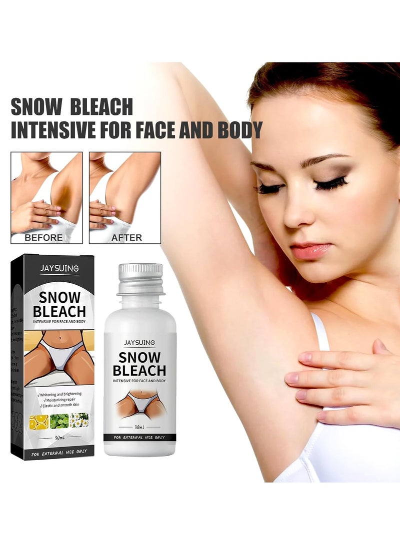 Jaysuing بخاخ تبييض الثلج، بخاخ تبييض الإبط، بخاخ تبييض البشرة، مزيل البقع الداكنة من الجسم، تبييض المناطق الحساسة، تبييض المنطقة الحميمة، بخاخ التبييض لتصحيح البقع الداكنة، بخاخ التبييض - Image 2