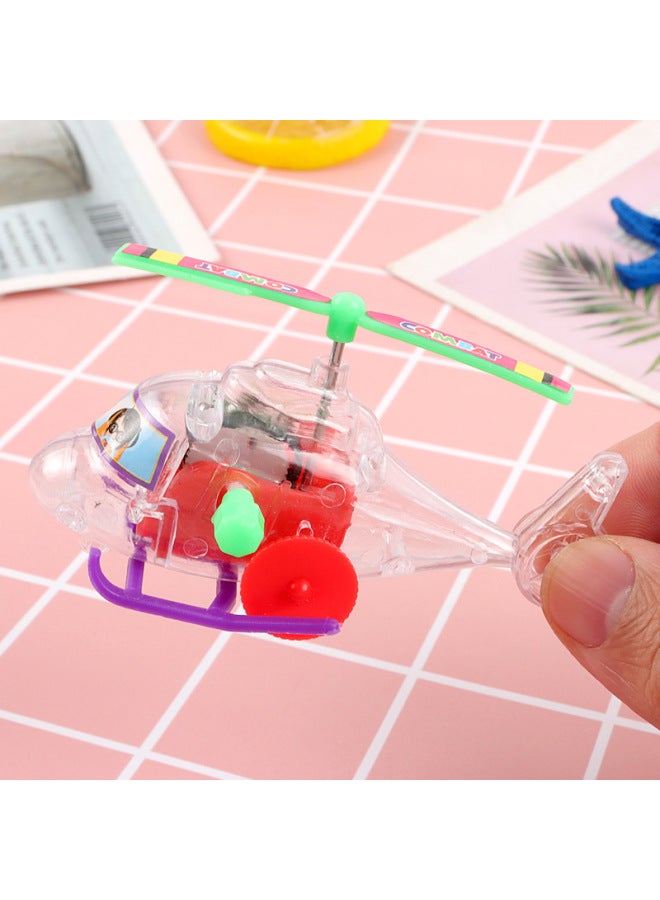 Children's Winding Toy Kindergarten Gift Sliding Helicopter Stall Push Gift-Color:Clockwork Aircraft (7.5*3.5*4.5cm) Can Only Slide On The Ground - Image 3