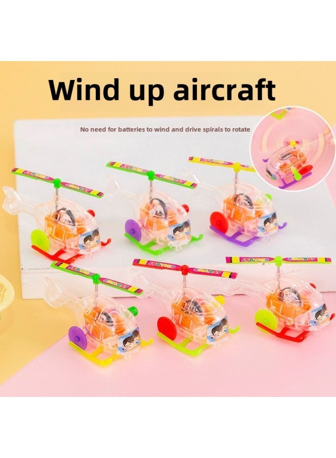 Children's Winding Toy Kindergarten Gift Sliding Helicopter Stall Push Gift-Color:Clockwork Aircraft (7.5*3.5*4.5cm) Can Only Slide On The Ground - Image 2
