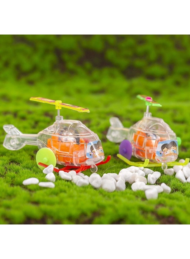 Children's Winding Toy Kindergarten Gift Sliding Helicopter Stall Push Gift-Color:Clockwork Aircraft (7.5*3.5*4.5cm) Can Only Slide On The Ground - Image 1