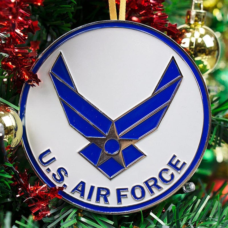 ألايد فلاغ Allied Products Air Force Wings Heroes Series Ornament - ميدالية سلاح الجو المرخص رسميًا - Image 3