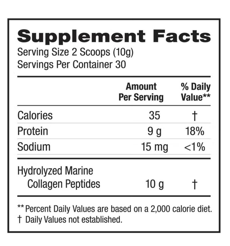 LABRADA Collagen Peptides Powder 300g – Hydrolyzed Marine Collagen for Skin, Hair, Nails & Joint Support, Unflavored, Made in USA - Image 3