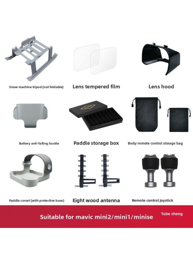 Suitable For DJI Mini2 Blade Protection Cover Drone Propeller Bundler Landing Gear Mav Mini2Se Accessories-Color:Propeller Protection Ring 1 Set Please Note The Color When Placing An Order-Specification:Mini 2  - Image 3