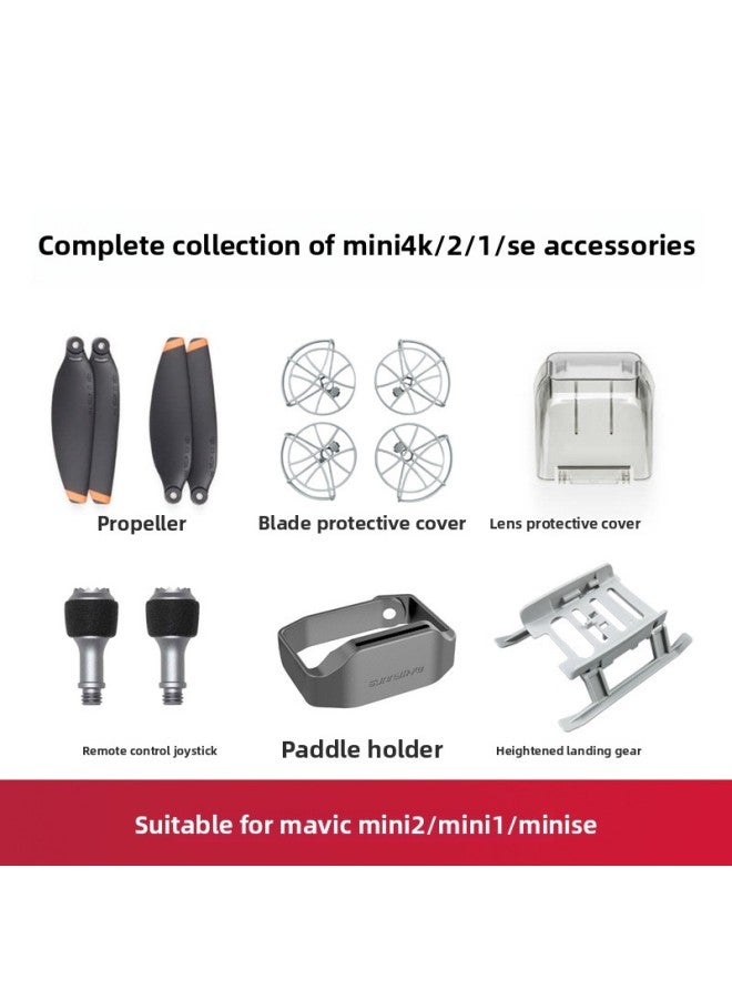 Suitable For DJI Mini2 Blade Protection Cover Drone Propeller Bundler Landing Gear Mav Mini2Se Accessories-Color:Propeller Protection Ring 1 Set Please Note The Color When Placing An Order-Specification:Mini 2  - Image 2