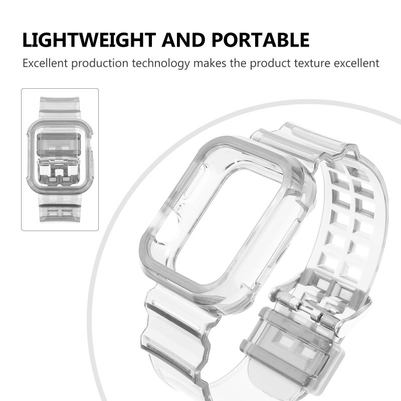 2pcs Shiny Glitter Watch Strap Replacement Wristband Compatible for Apple Watch - Image 3