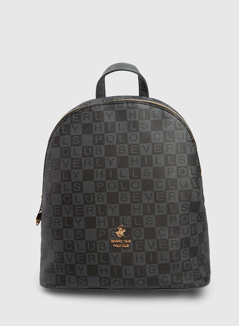 بيفرلي هيلز بولو كلوب Casual Text Print  backpack