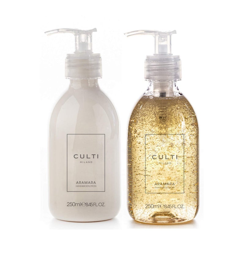 Culti MILANO Aramara Lotion and Soap Bundle 2 Piece Bundle 250ml Citrus and Woody Scent