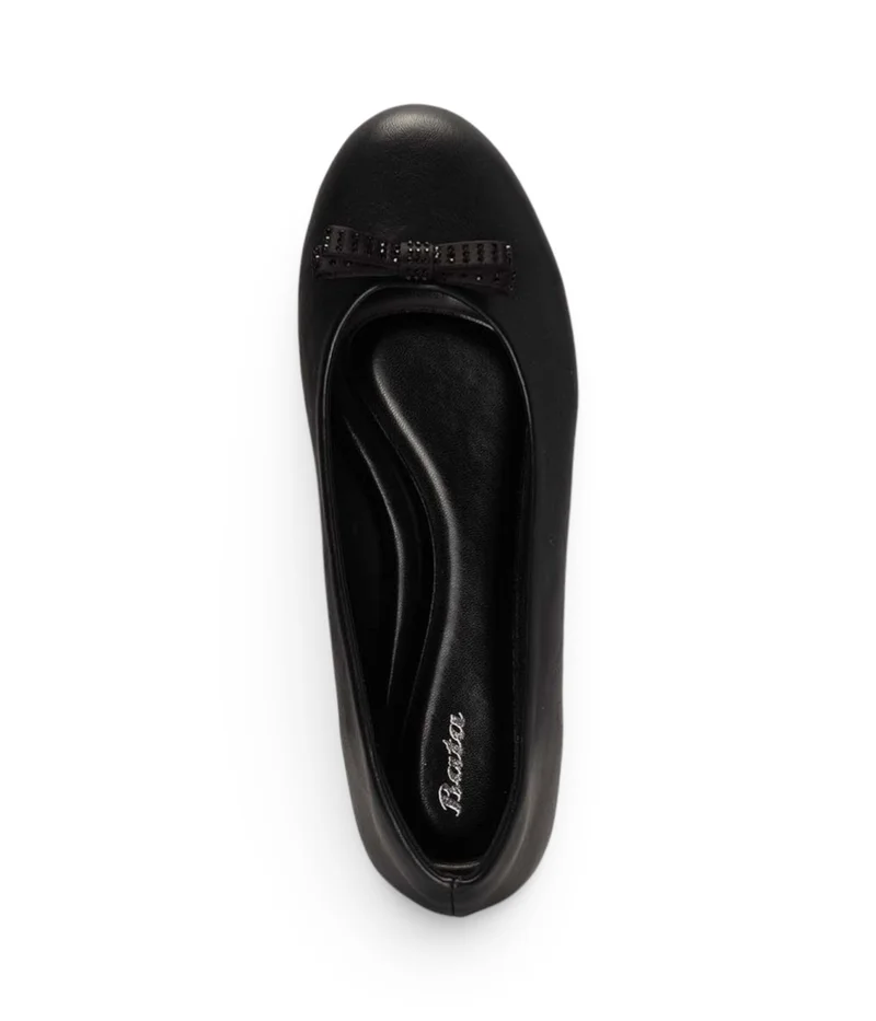 Bata Black Classic Comfort Ballet Flats for Women | Best Price UAE